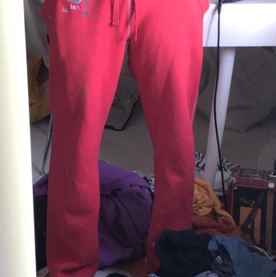 Lågmidjade mjukisbyxor  - 90