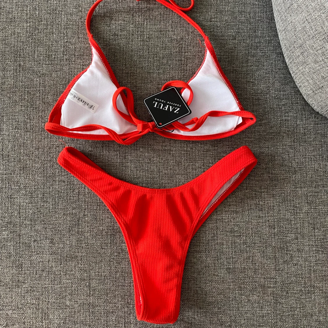 Bikini röd Zaful storlek S - 90