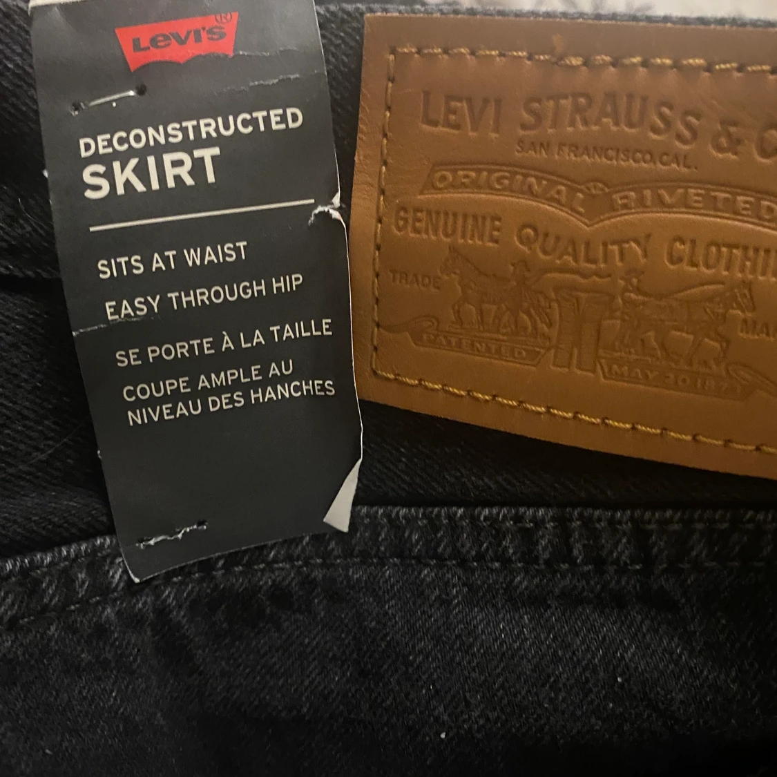 Levis kjol svart - 91