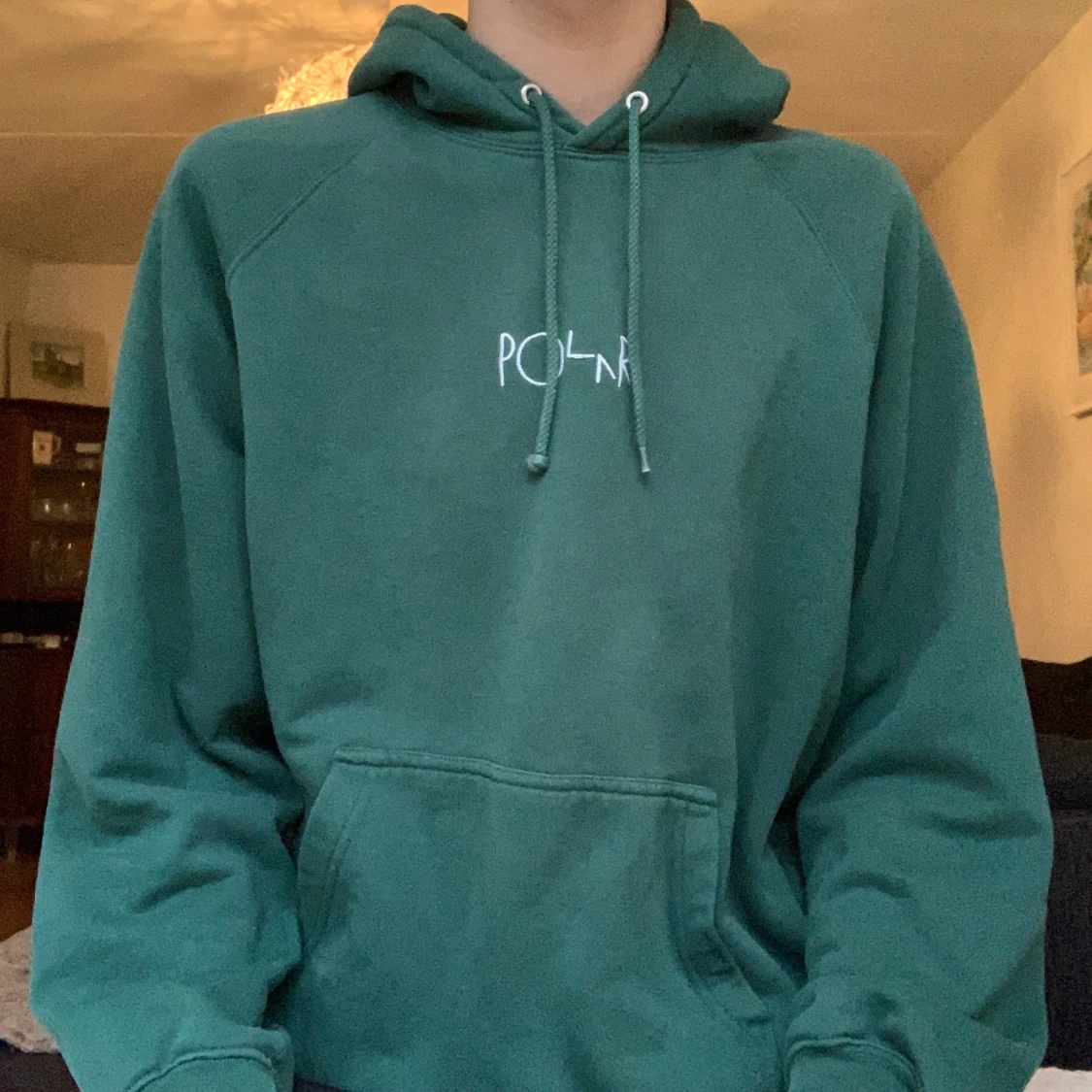 Mörkgrön Polar Hoodie
