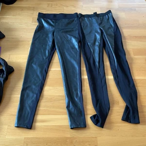 tights med skinn på - Dom är aldrig använda den till höger är small på att den är till vänster är XS på