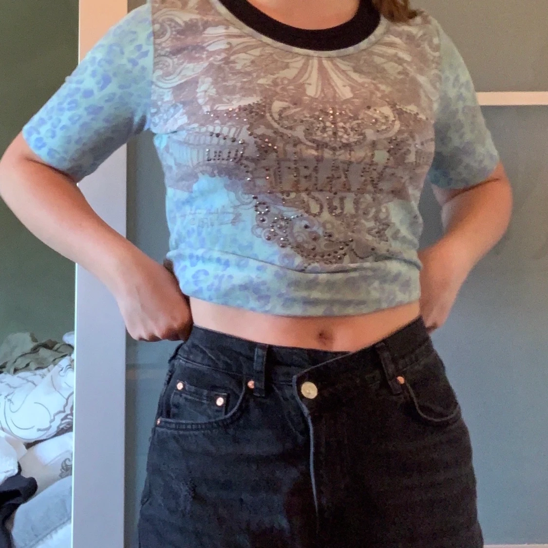 Mönstrig T-shirt  - 91