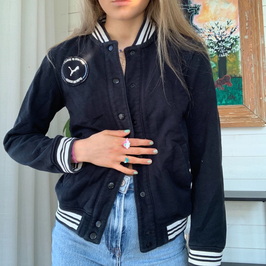 SJUKT COOL VARSITY JACKA FRÅN PUMA 🫐🫐