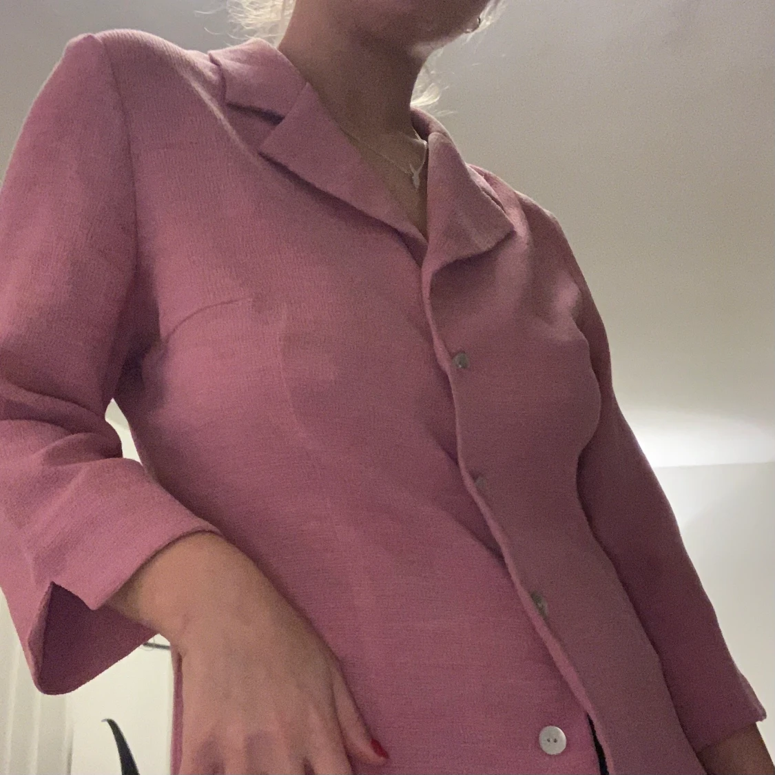 Gammelrosa skjorta / blus 