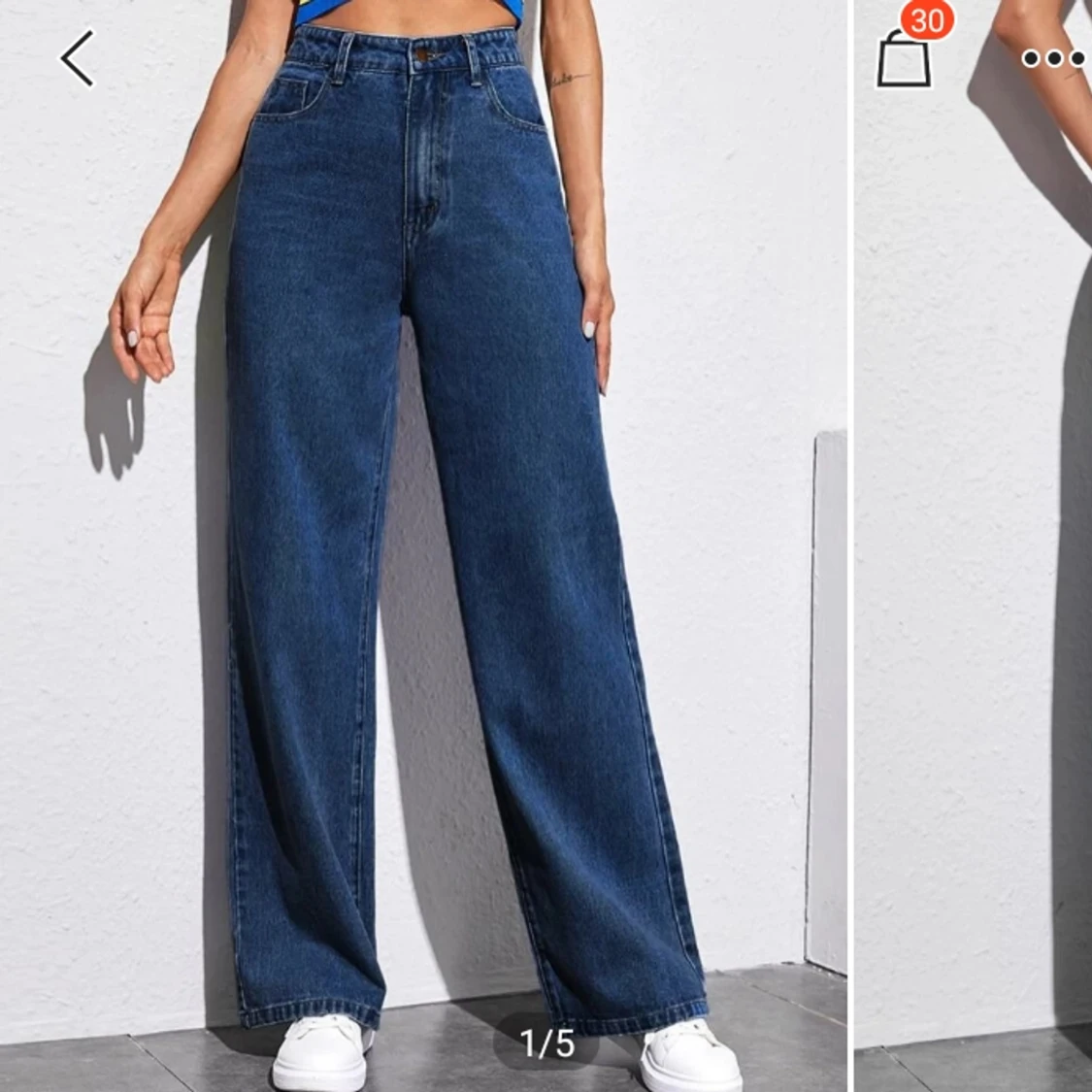 Mörkblå jeans