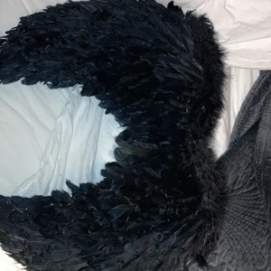 Halloween  - Änglavingar och Gloria i svart, använda en gång ☺️