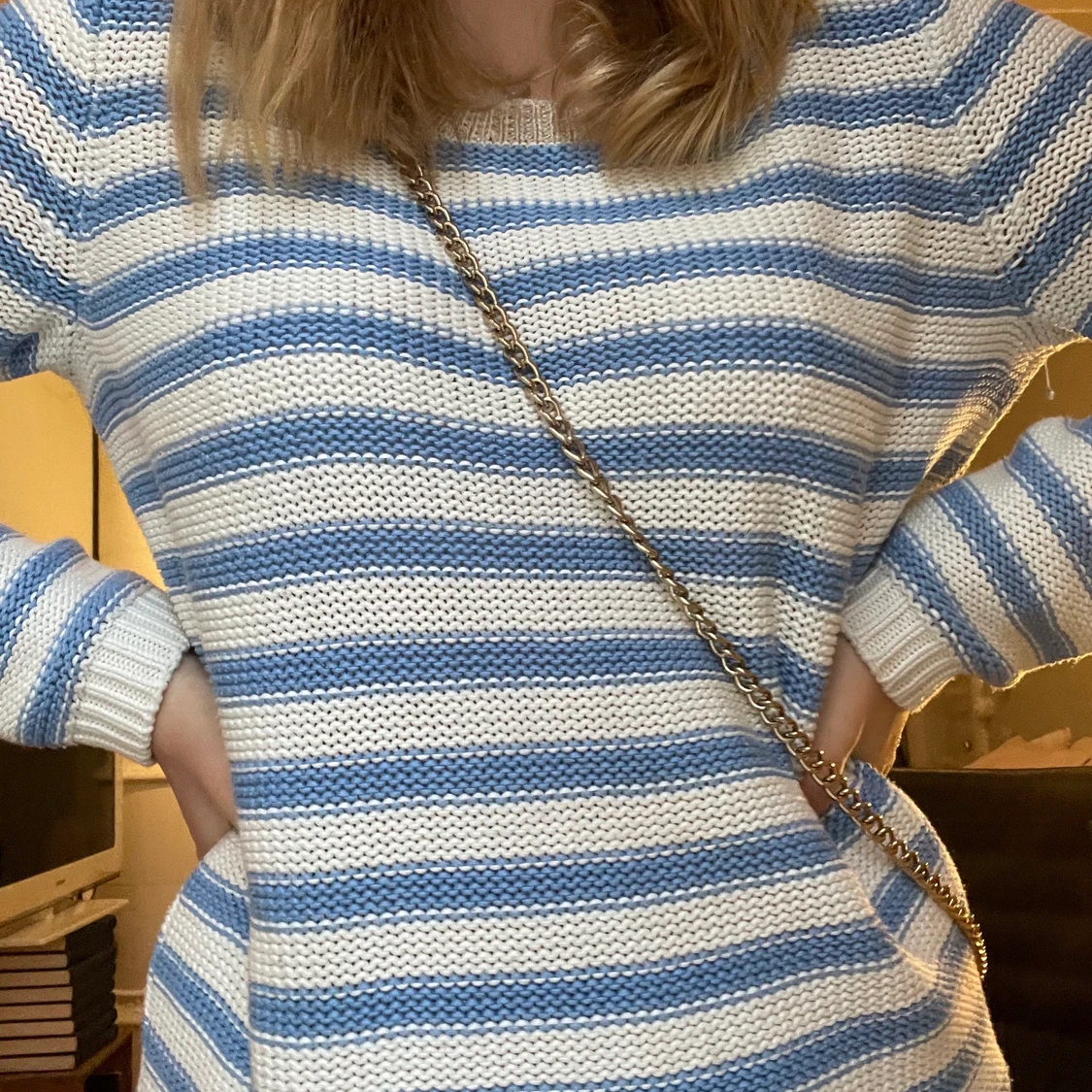 Trendig randig tröja