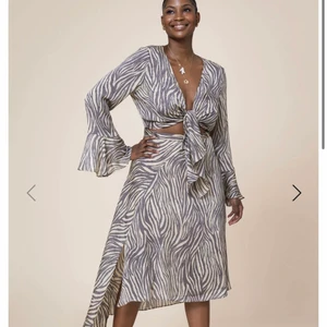 Adoore ”Rivera Dress Zebra” - Säljer min Adoore klänning i storlek 38!! Den är så fin men lite för liten och kan inte returneras längre!! Helt oanvänd✨✨ Kostar vanligvis 1495 men säljer för 900 inkl frakt!!📦📦