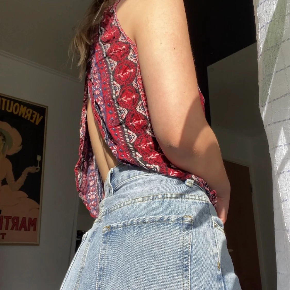 Topp med öppen rygg - 91