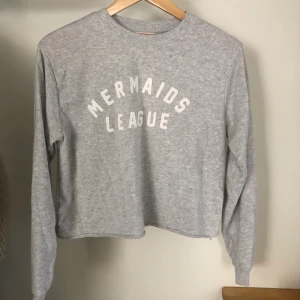 Kort collegetröja - Fin kort top från Pull&Bear. Sparsamt använd. Kan mötas i Sthlm eller skicka, köparen står då för frakt.