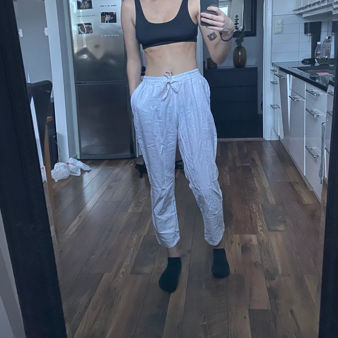 Linnebyxor strl XS-M - 90