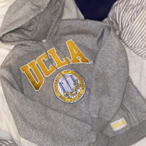 Collage hoodie - Säljer min coola vintage inspirerade collge hoodie, slutsåld över allt! Oversize på mig som vanligtvis har S, kund står för frakt