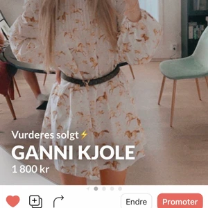 Ganni horse dress kjole  - Never used only tried on 