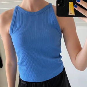 Blått Zara linne - Säljer detta blåa linne från Zara i storlek S🤩💙