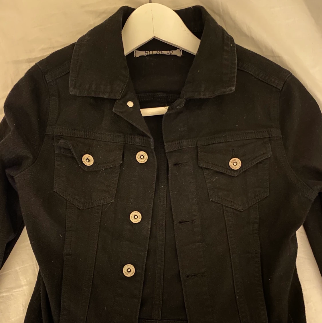 Svart jeans jacka st S - 90