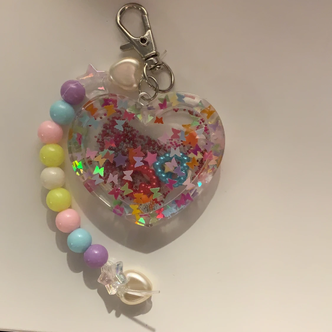 färgglad nyckelring  - 90