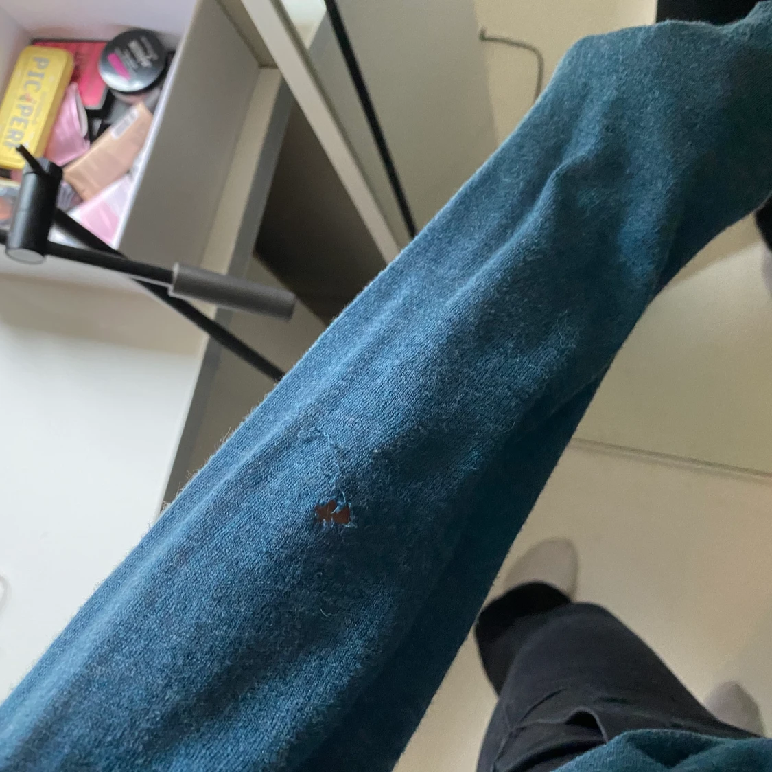 Blå Zadig tröja med tryck  - 91