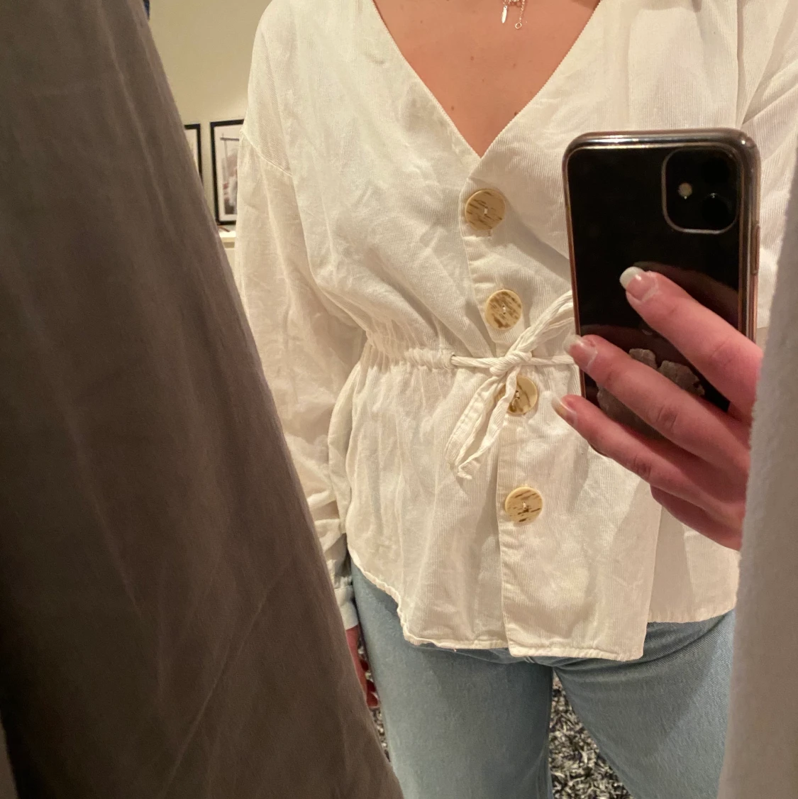 Vit blus från Zara - 90