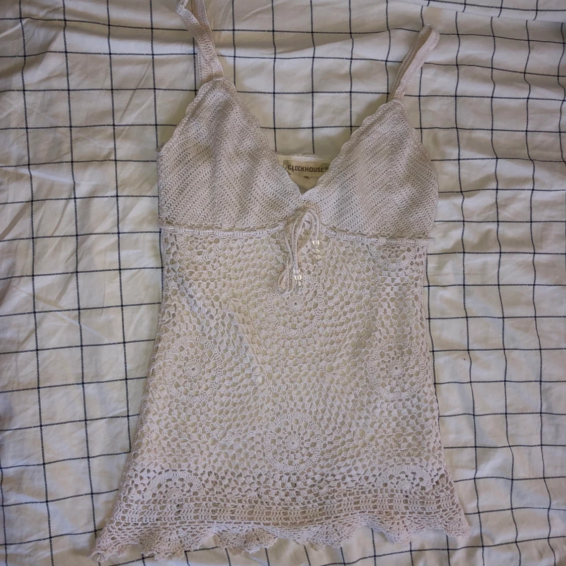 vintage virkat linne - 90