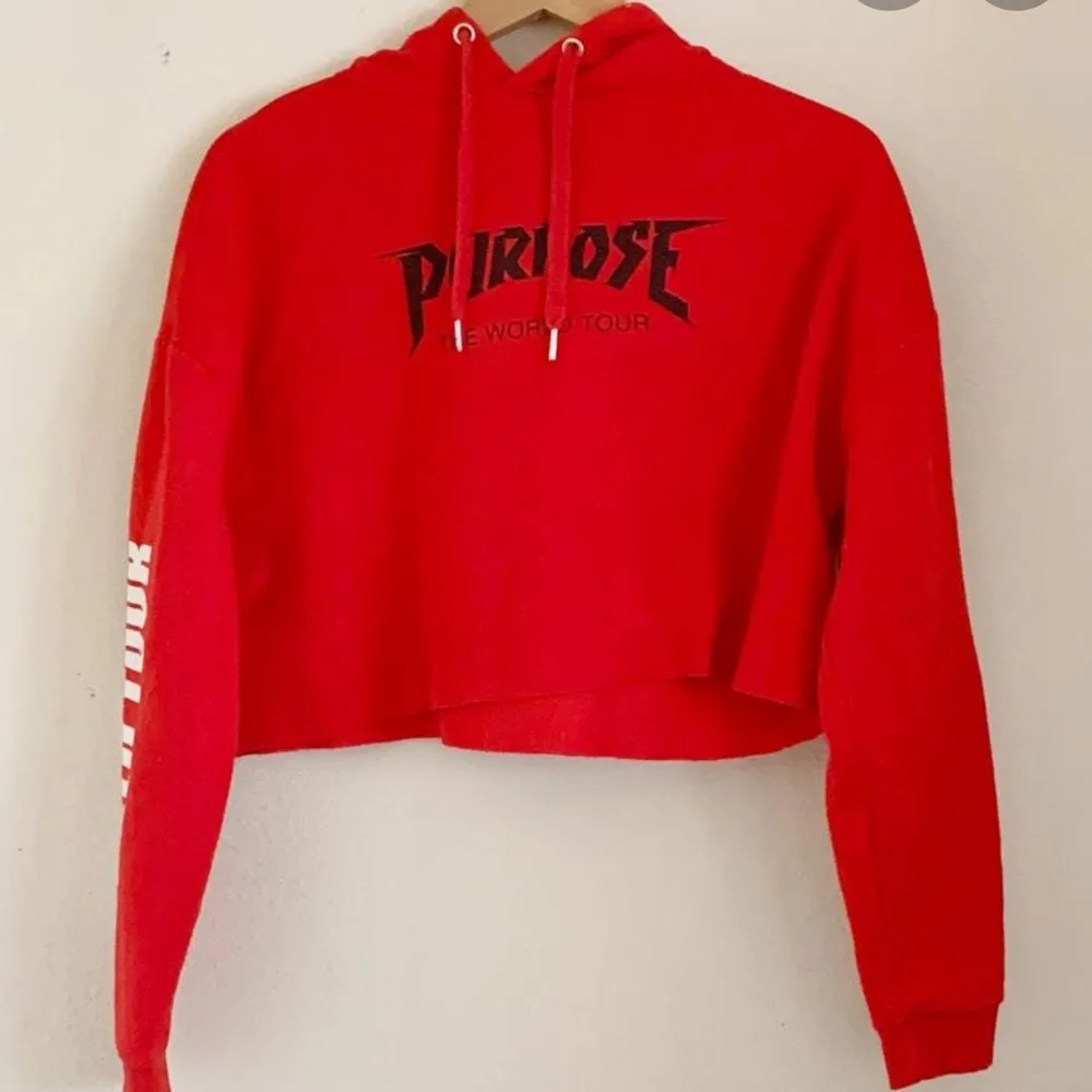 Har aldrig gillat och gillar inte Justin Bieber så säljer den här hoodien om nån vill ha den. Den är mysig och fin färg. 15+ frakt. Tröjor & Koftor.
