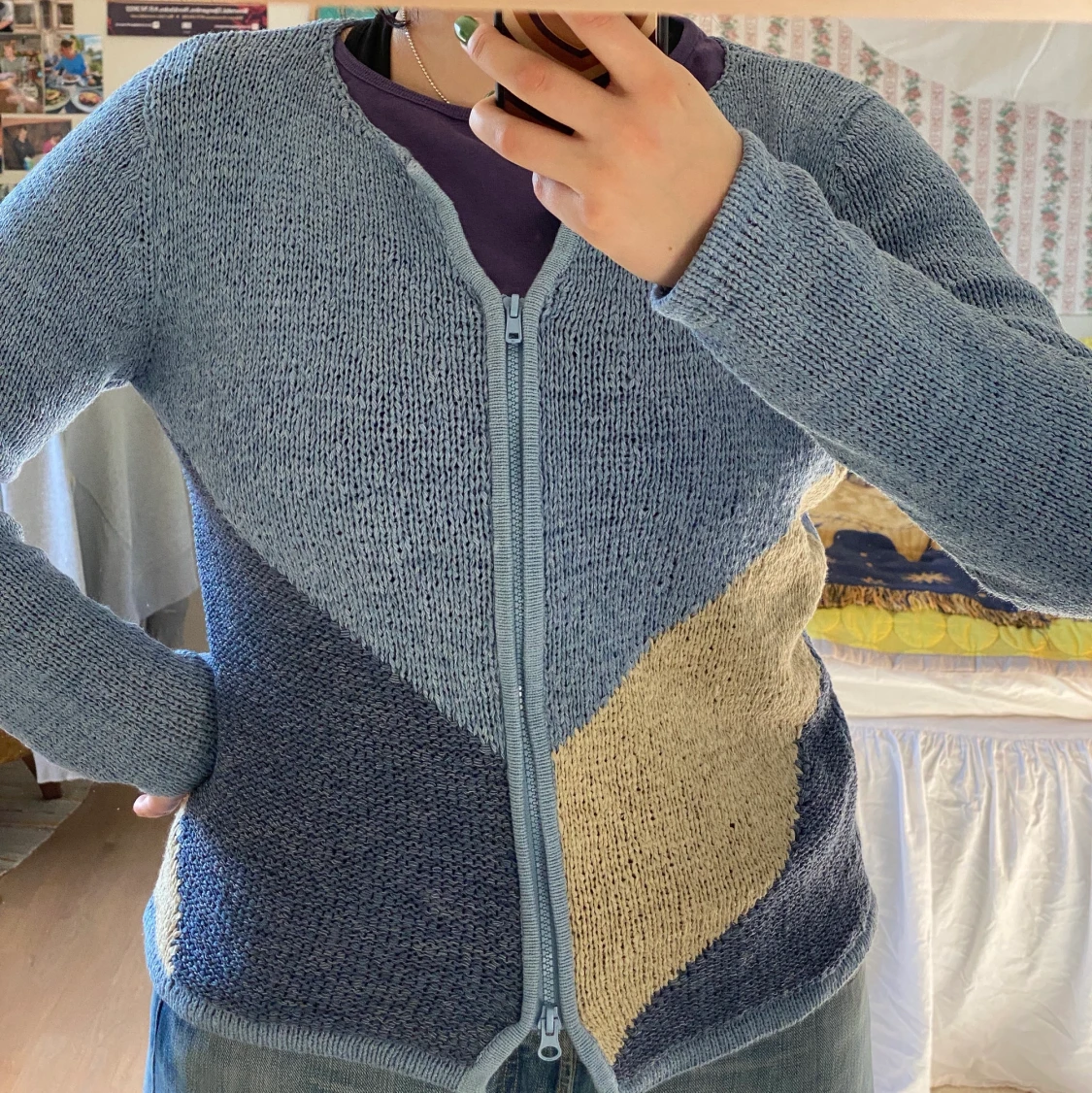 Långärmad kofta  - 90