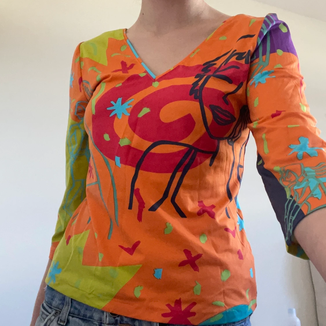 90s graphic topp - 90