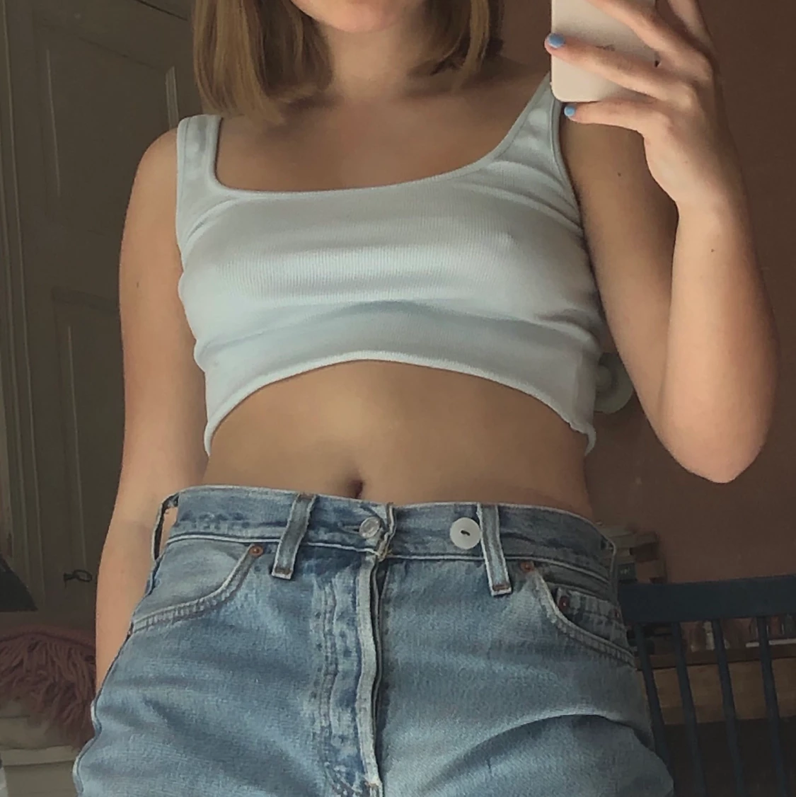 Ljusblått linne Nakd 