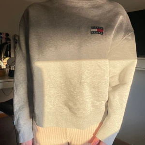 Tommy Hilfiger sweatshirt  - En grå sweatshirt från märket Tommy Hilfiger med liten logga. Nypris 600/700kr. Storlek S