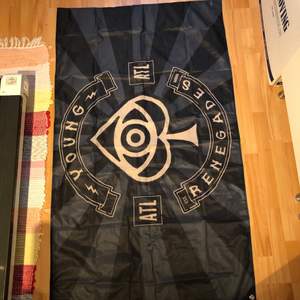 all time low young renegades official merch flag bought in concert