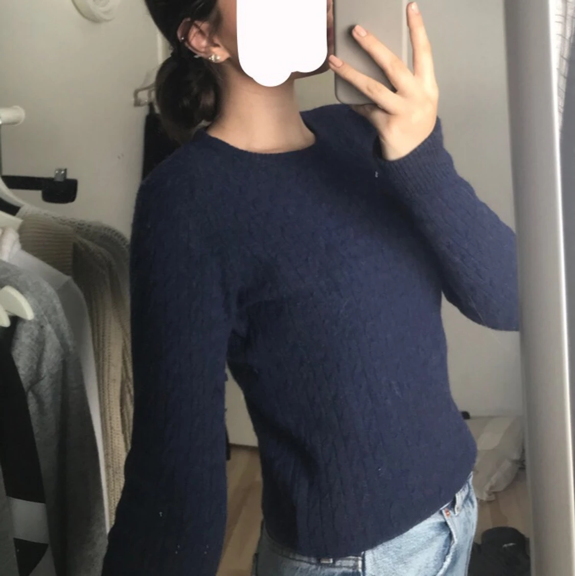 Mörkblå tröja💙