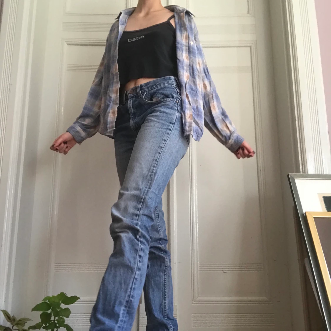 Vintage flanellskjorta  - 90