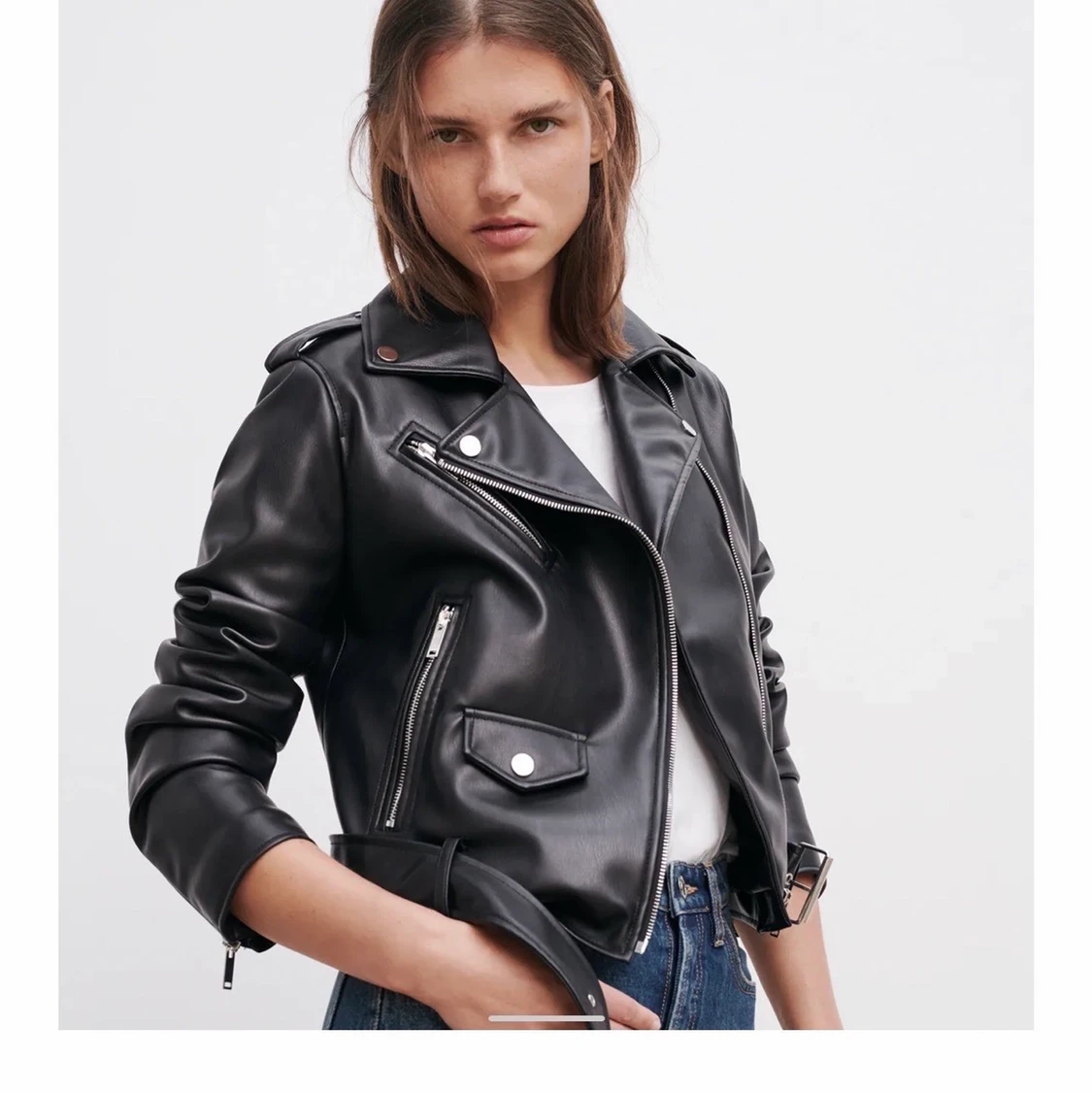 Zara skinn jacka - 90