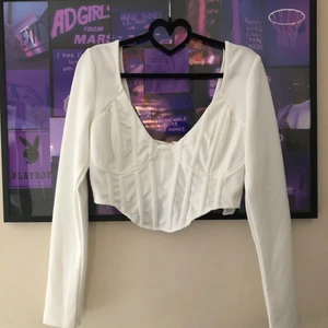 Topp med korsett - Superfin topp från missguided med dragkedja i ryggen, tyvärr för liten för mig! Strl 40 🧚🏼‍♀️ 100kr + frakt 