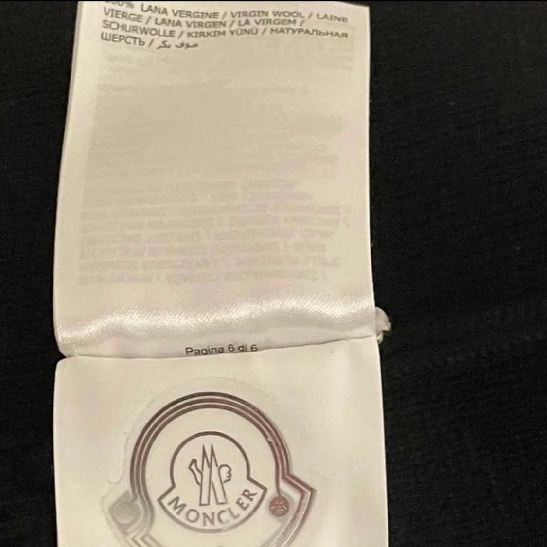 Monlcer mössa svart - 90