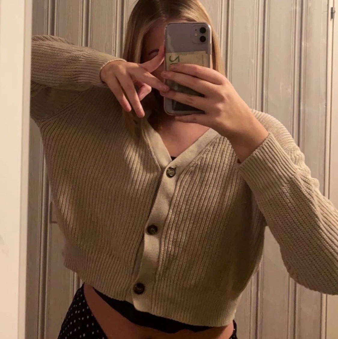 Beige Cardigan 