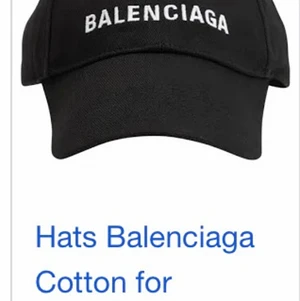 Balenciaga black cap - Used only once, like new, with dustbag and kvitto.Message me for more photos.