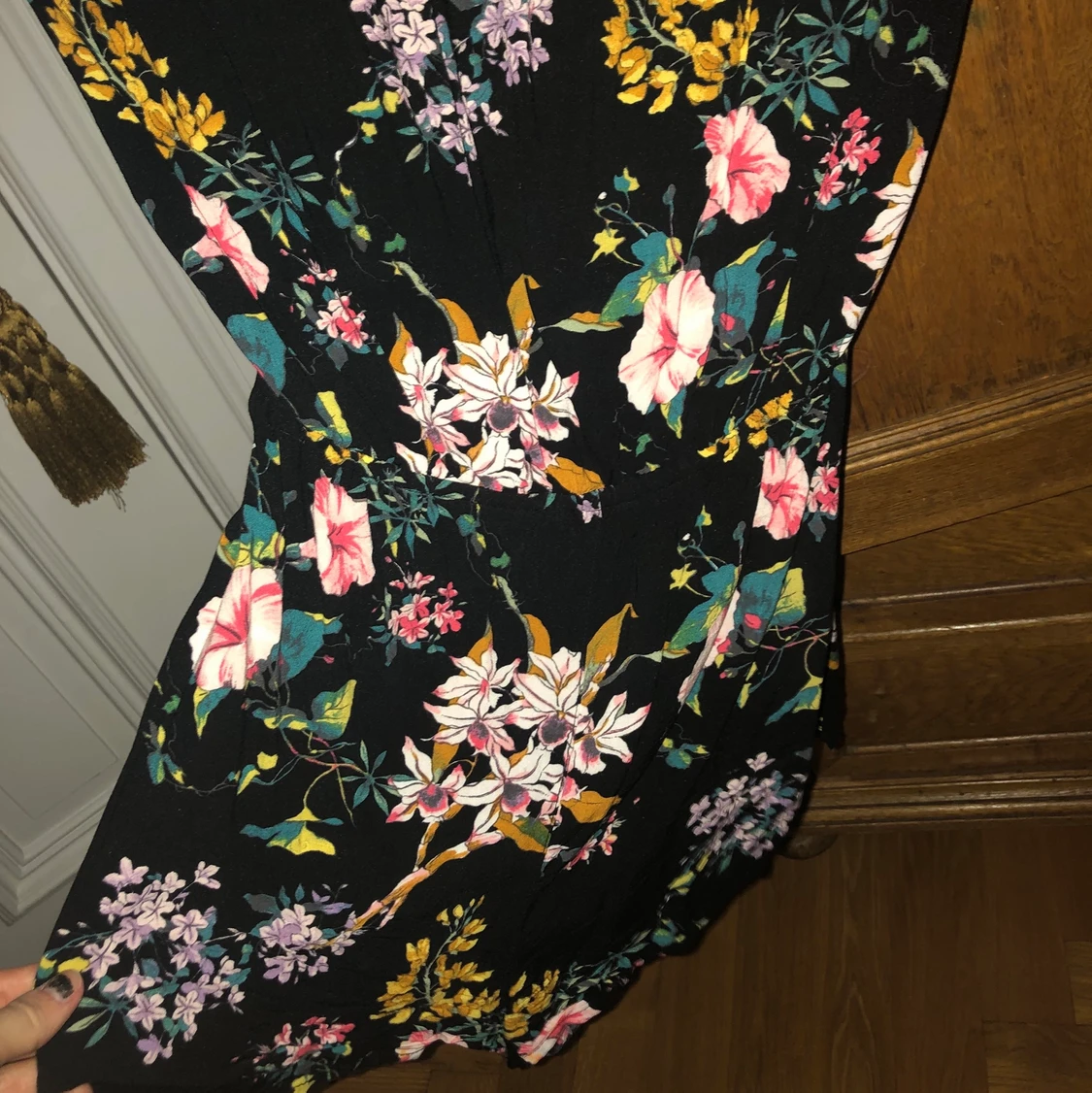 Blommig jumpsuit - 90