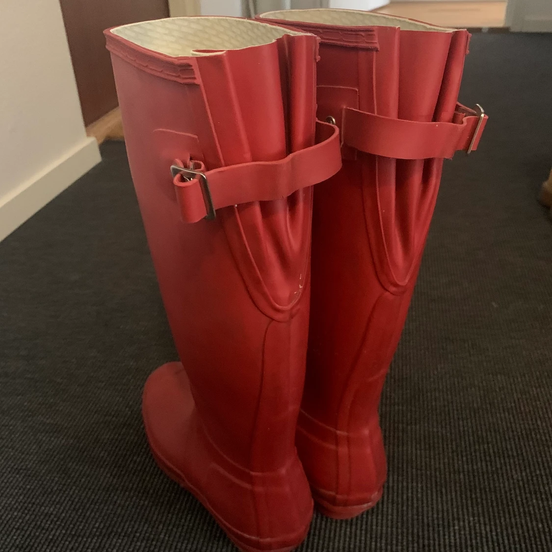 Röda hunter stövlar - 91