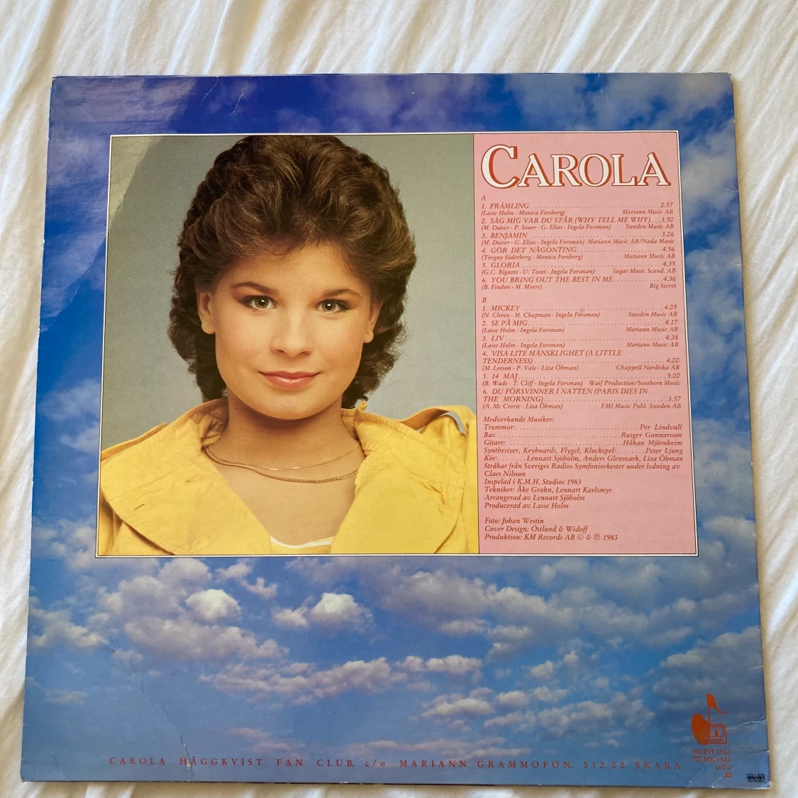 Carola vinylskiva - 91