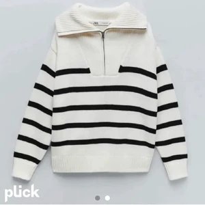 Randig tröja zara  - Jätte fin randig stickad tröja från zara. Sparamt använd 