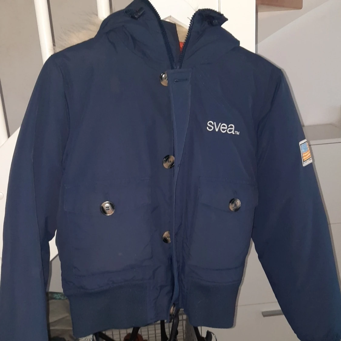 Svea dunjacka stl m mer som small i stl 