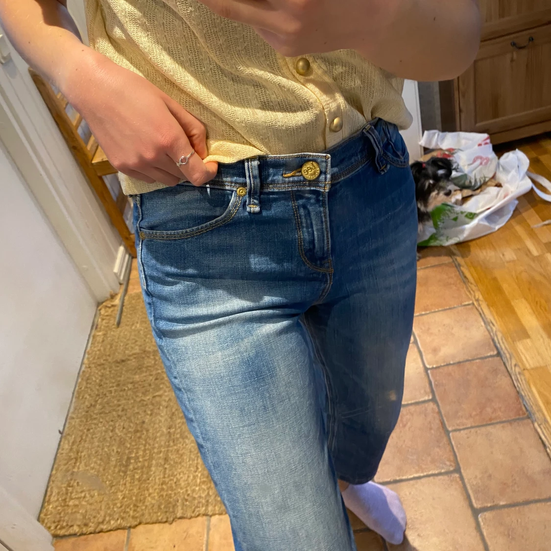 Lågmidjade bootcuts - 90