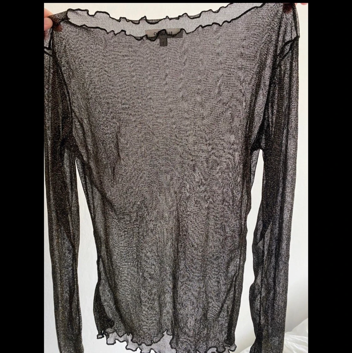 Genomskinlig topp - 90