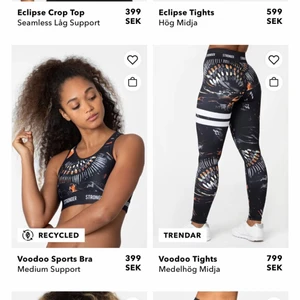 Tränings tights och top från Stronger - Nytt skick Stronger set från Stronger som bara används 1 gång. 