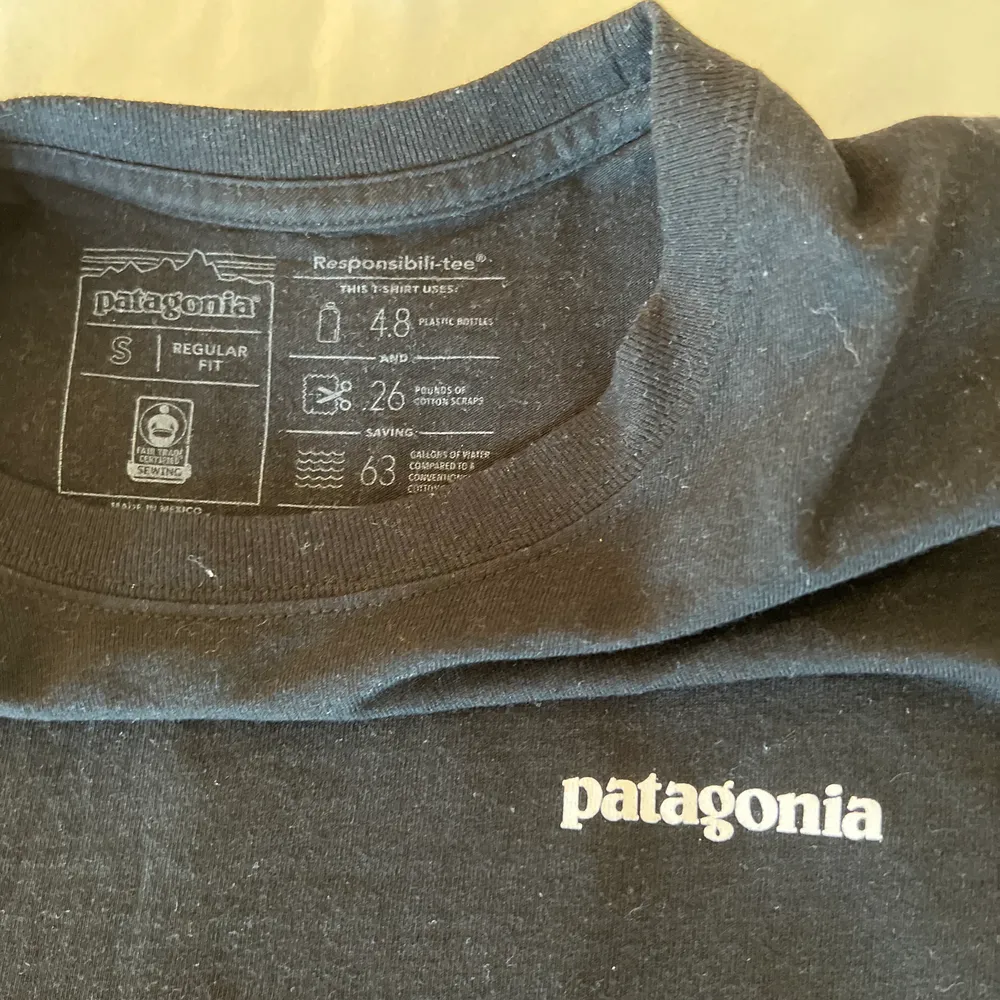 En vanlig men snygg pantagonia tröja, köpt på Junkyard knappt använd 🥬🥬 storlek S . T-shirts.