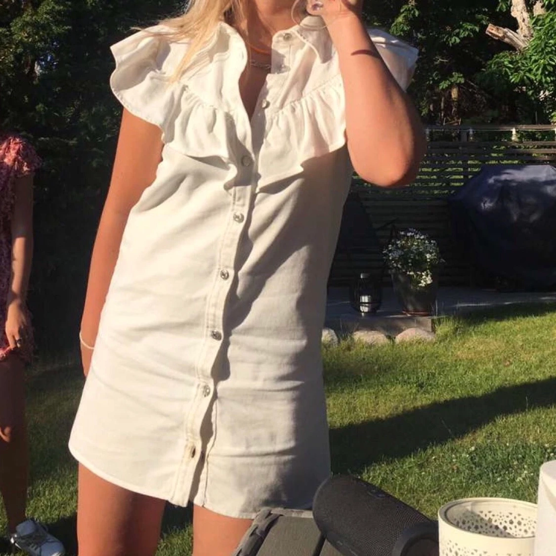 Slutsåld denim klänning från zara