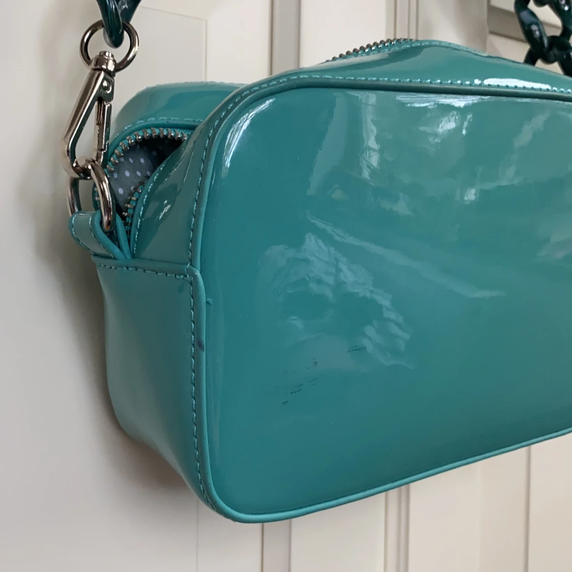 Blå axelväska - 91