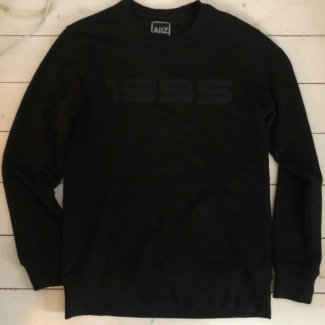 Svart sweatshirt - 90