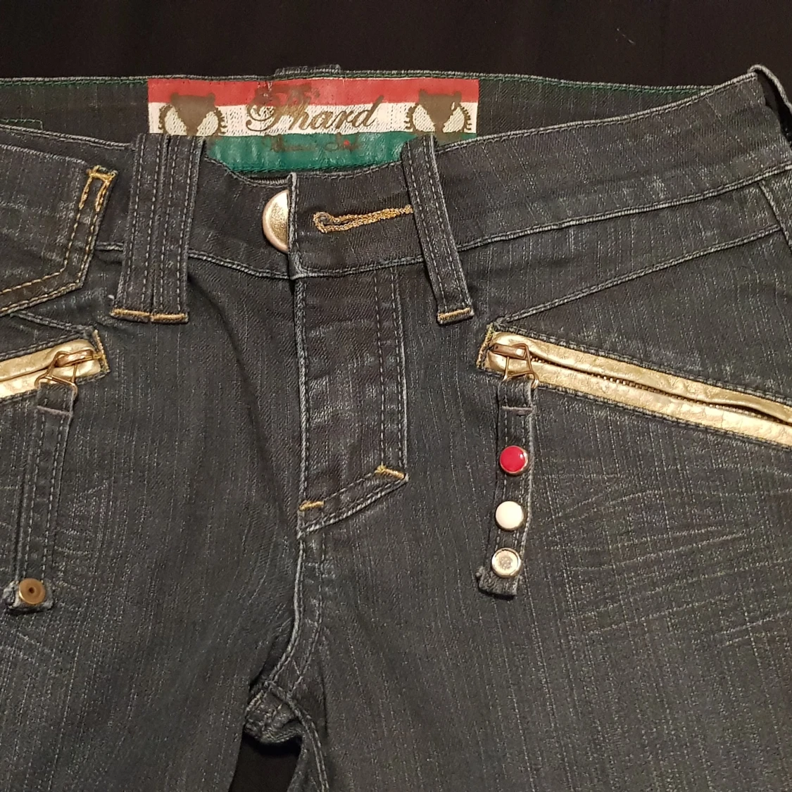 3 par Jeans Svarta Storlek 40 Blå 42 Italia Storlek S - 91