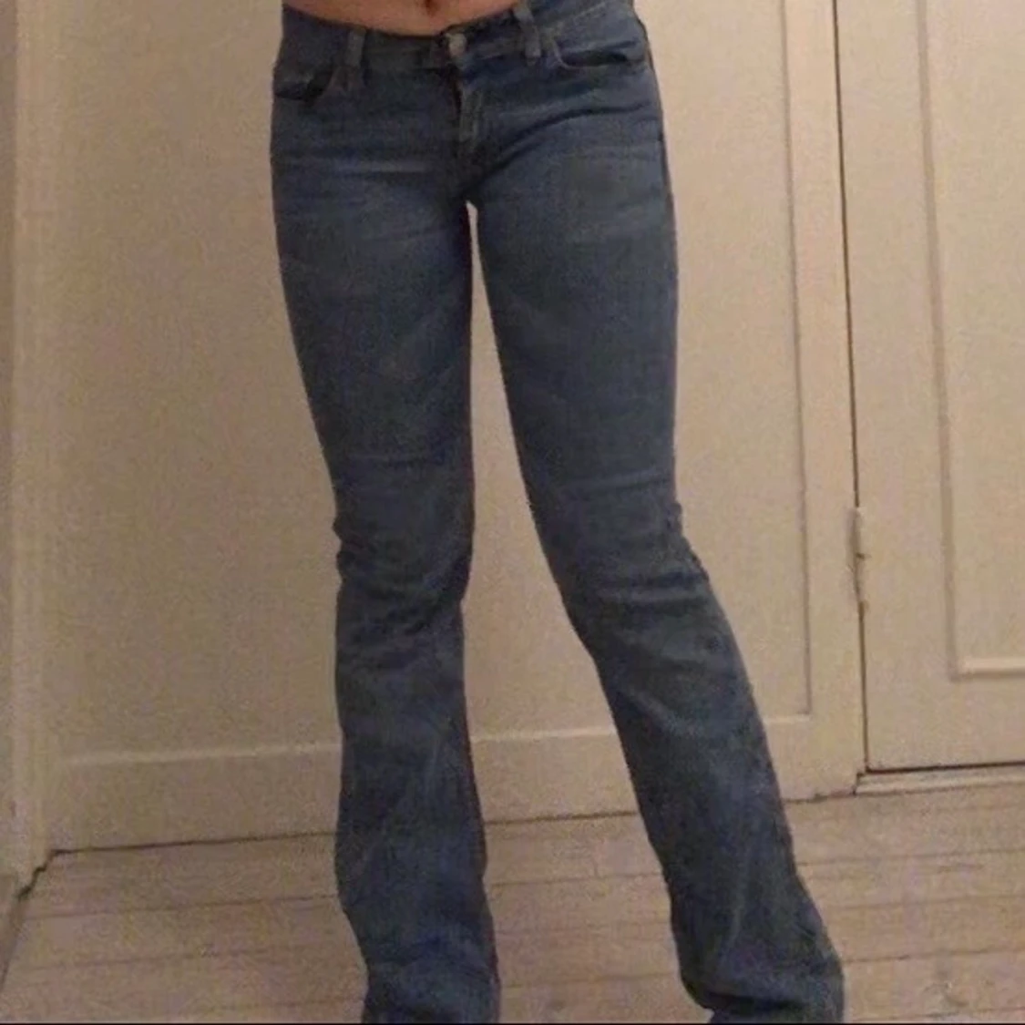 Y2K CROCKER LÅGMIDJADE JEANS💋